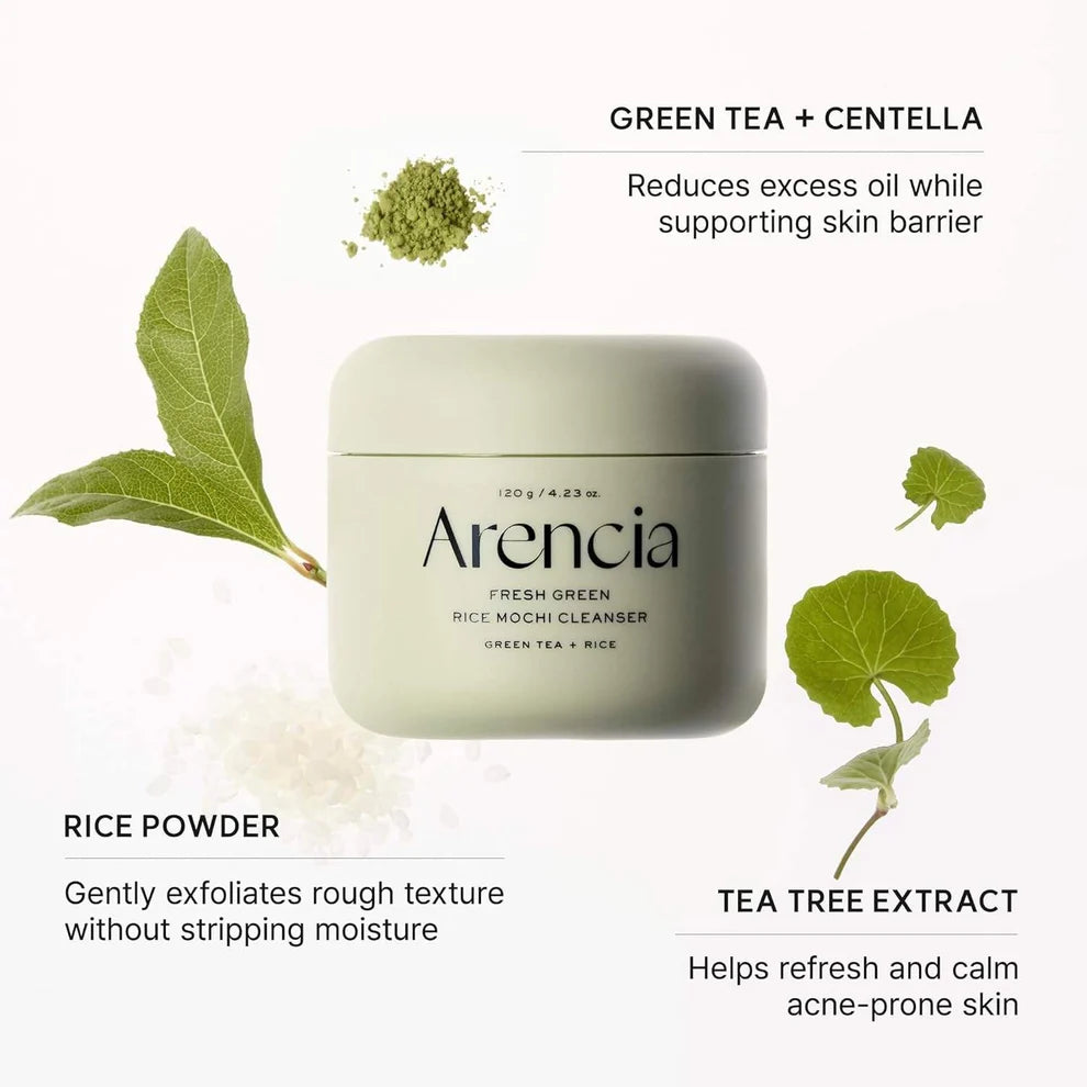 Arencia Glow Duo | Vitamin C Booster Shot + Rice Mochi Cleanser
