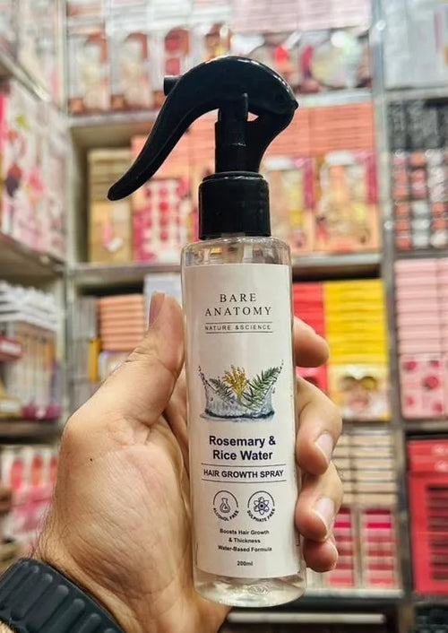 Bare Anatomy Rosemary & Rice Water Hair Growth Spray | BUY 1 GET 1 FREE | Free Delivery